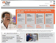 Tablet Screenshot of chemtrend.com